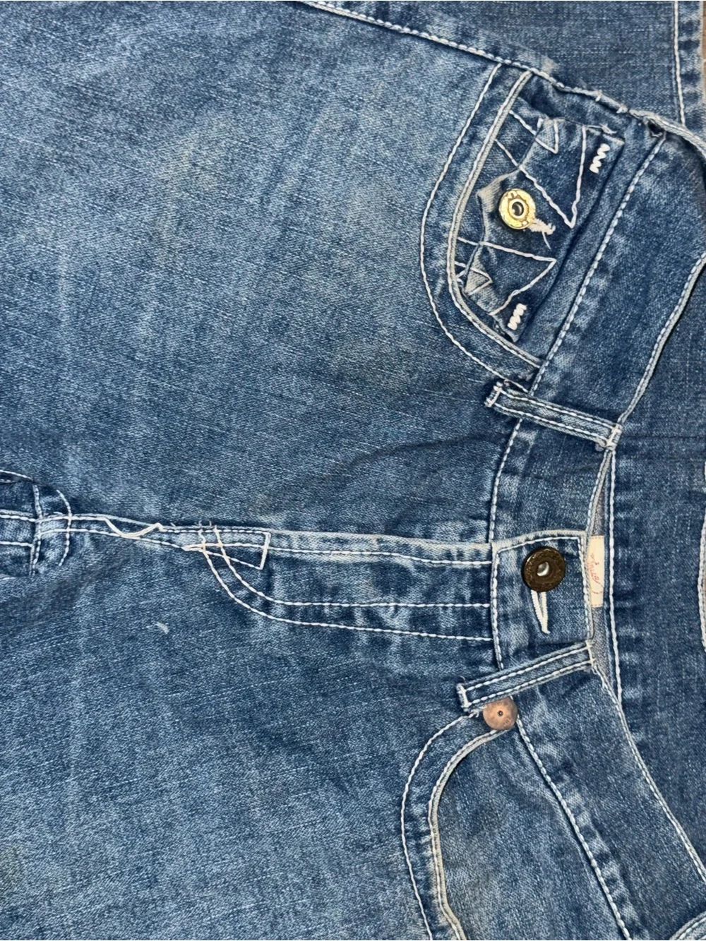 True Religion Billy Super T Jeans Men’s 34 Made USA Straight Leg Medium‎ Wash